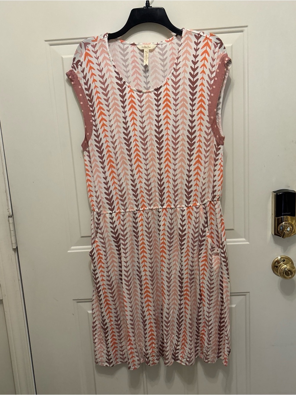 Matilda Jane Pink & Orange Printed Midi Dress